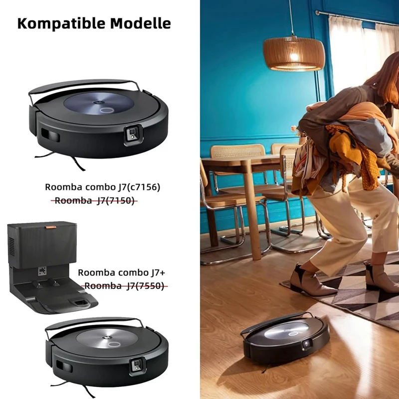 ชุดอุปกรณ์เสริมสําหรับ Irobot Roomba Combo J7 + เครื่องดูดฝุ่น, ชุดอะไหล่ทดแทนสําหรับ Combo J7 Plus เปลี่ยน