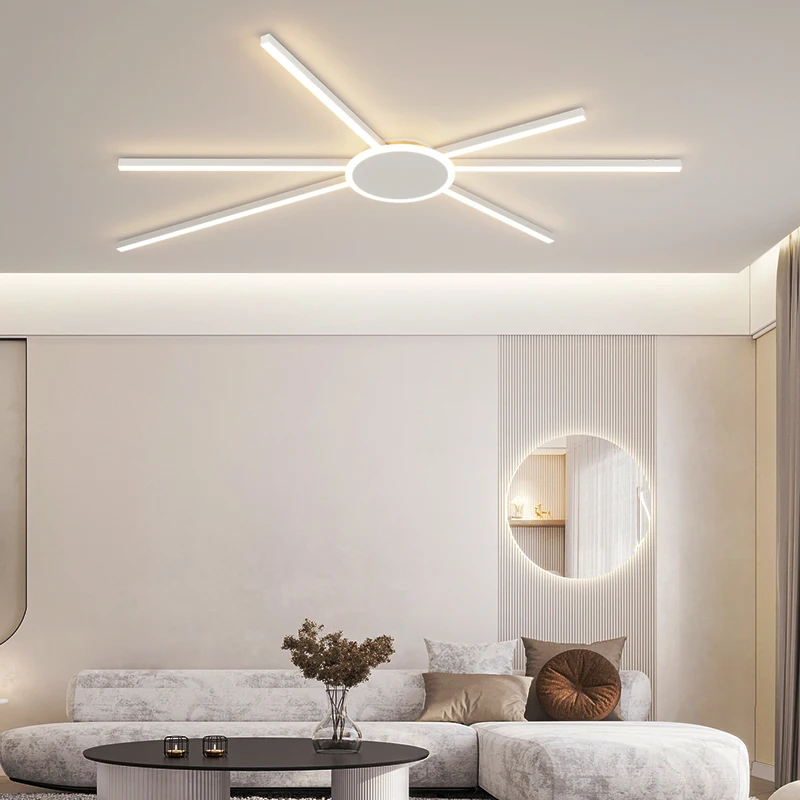 Postmodern ceiling light led light simple bedroom nordic decorative geometric Light living room light room house salon lights