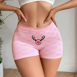 Sexy Hot Panties for Women Cuckold Antlers Cute Knitting Underwear Female Bedroom High-waisted Comfortable Breathable Panties