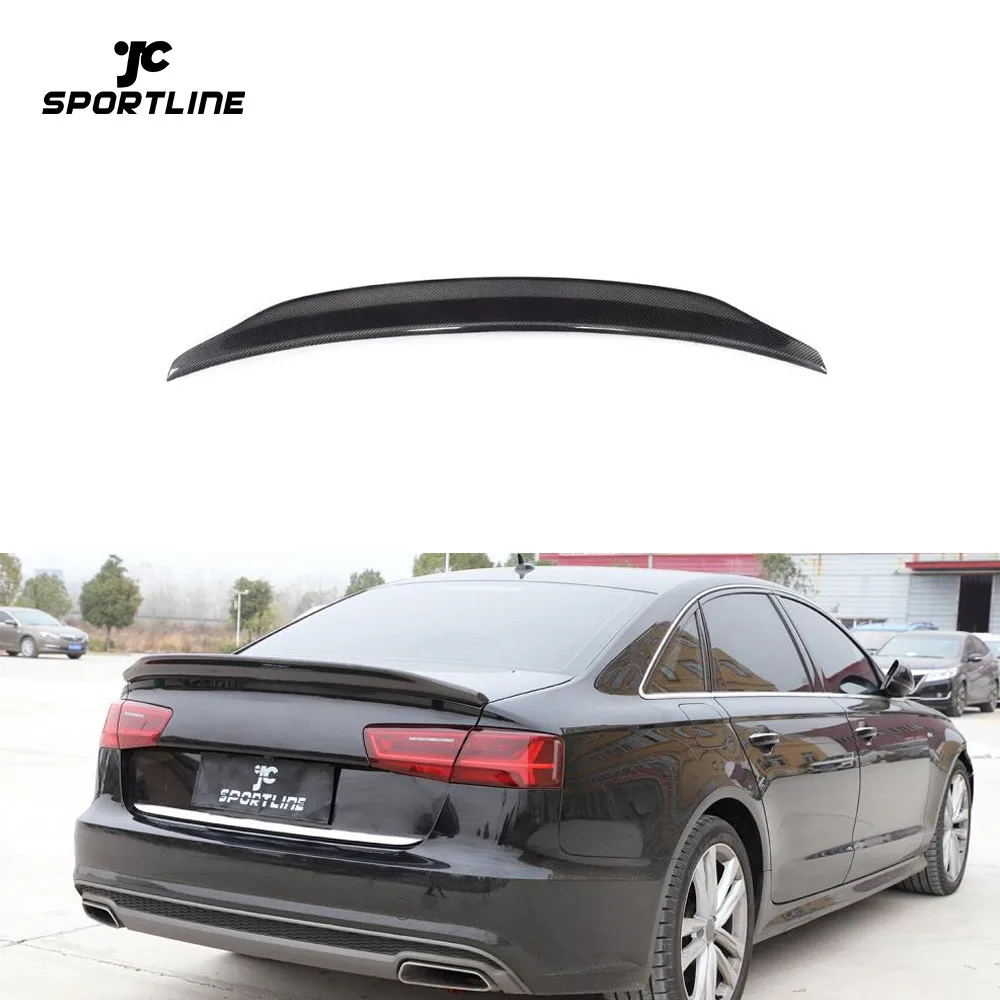 

Carbon Fiber Rear Spoiler For Audi A6 C7 Sedan 2012-2018