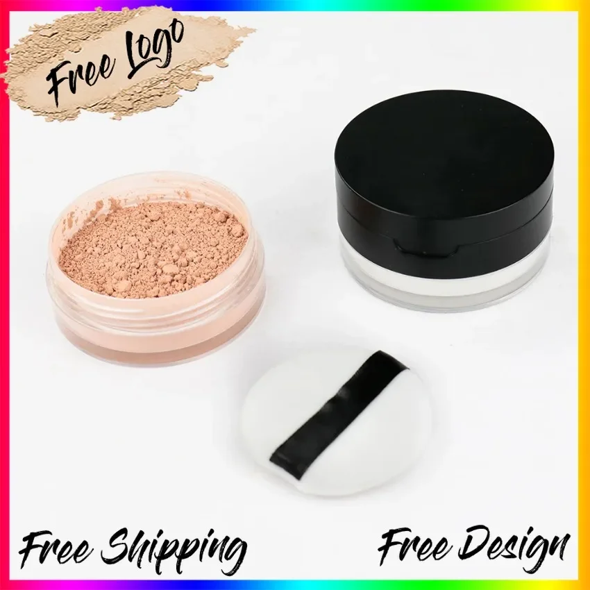 

Custom 4colors Oil Control Makeup Setting Powder Long Lasting Full Coverage Mineral Smooth Easy To Apply Face Powder Bulk Makeup