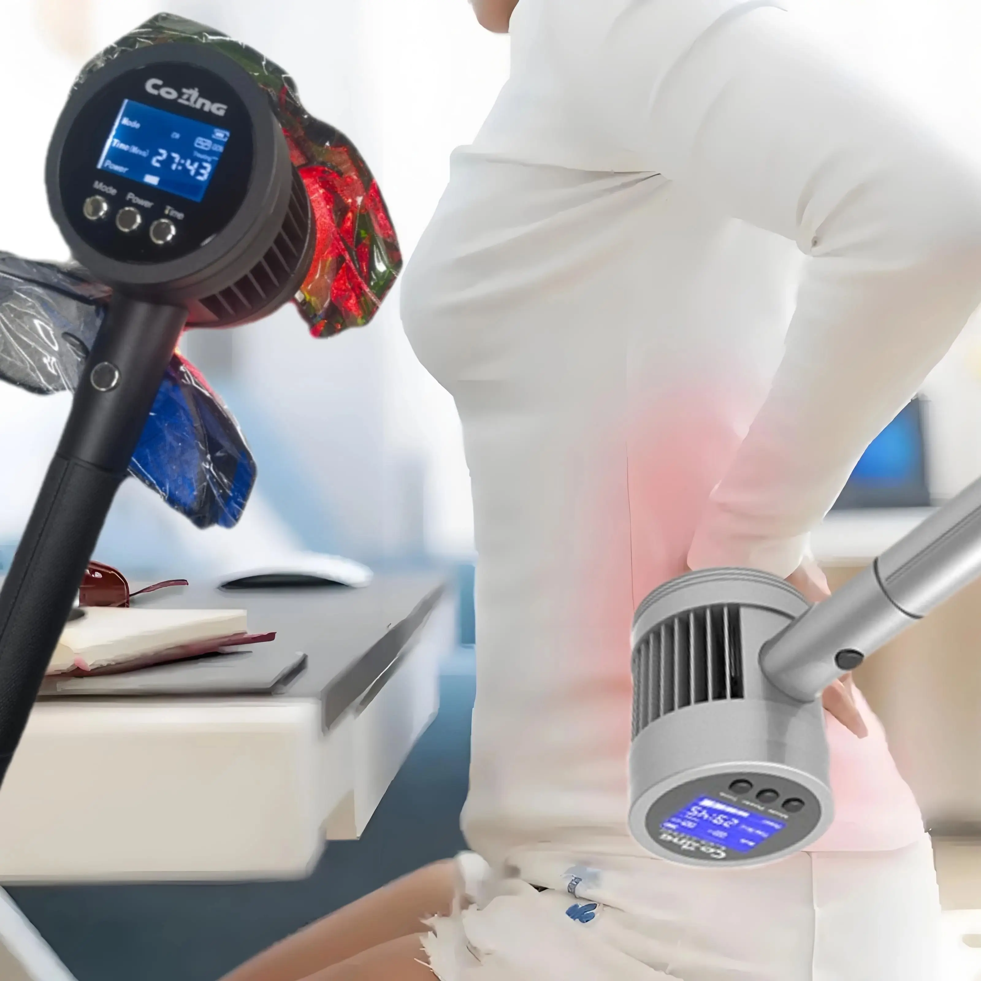 

Новое устройство для холодной лазерной терапии LLLT, 650 нм, 808 нм, двухдиодный физиотерапевтический лазер для лечения боли в плече, растяжений спины, ухода за ранами