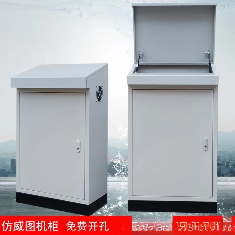 Thickened imitation Rittal bevel console PLC electrical control cabinet Touch screen control box Distribution cabinet Wiring box