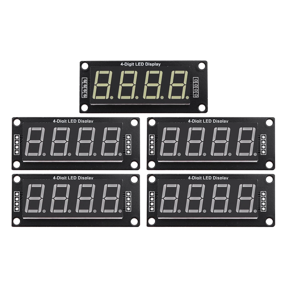 0.56 Inch Display Time Clock Indicator 7-segment 4-Digit Multicolors for Arduino