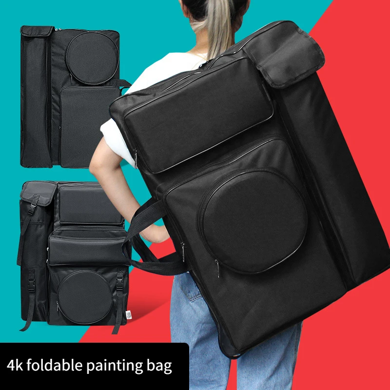 4K Drawing Board Bag Multi-functional Thickening Waterproof Foldable Portable Art Storage Bag Art Test Professional Supplies