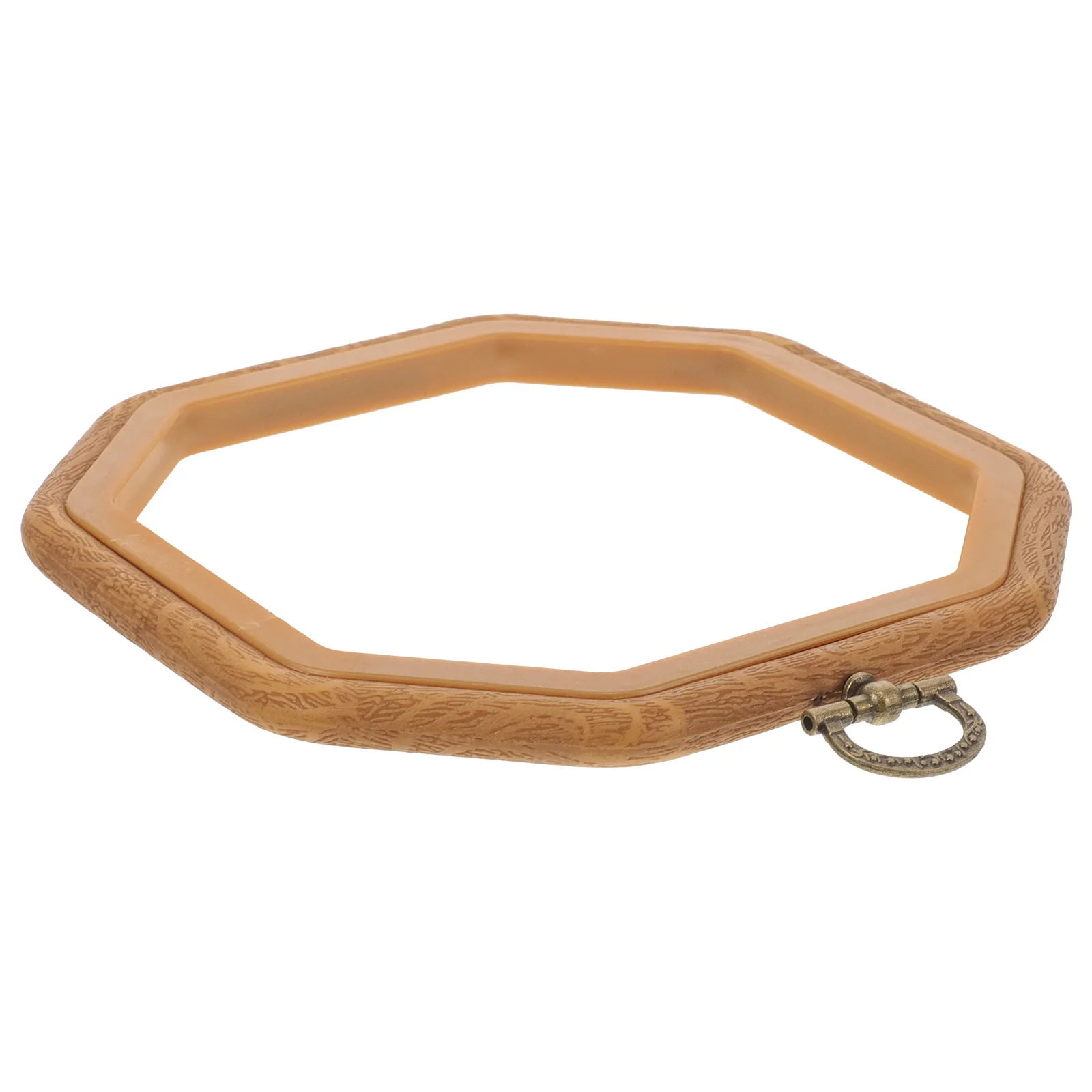 

Reusable Embroidery Octagonal Hoop Durable Plastic Craft Sewing Tool for DIY Cross Stitch Frame Accessories Embroidery Hoop