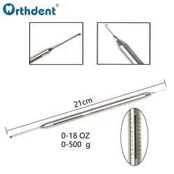 Dinamómetro de ortodoncia Dental, medidor de tensión, medidor de fuerza, elásticos, Autoclavable, herramienta de terapia de medición de odontología, 1 unidad