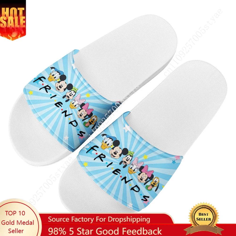 

Disney Mickey And His Friends Home Customized Water Shoes Men Women Bathroom Sandals That Can Be Worn Outside Custom Slipper