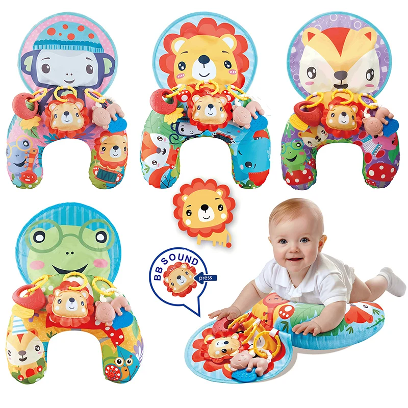 

Baby Tummy Time Toys Черно-белые высококонтрастные детские игры Монтессори для новорожденных 0-6 6-12 12-18 месяцев