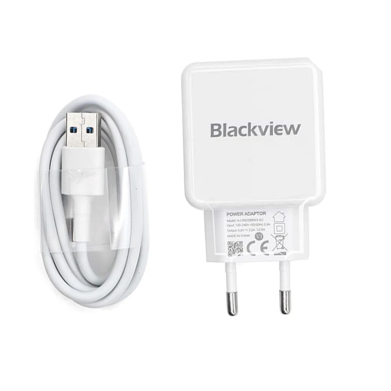 Original For Blackview A80 Pro Plus Charger Travel Wall Power AC Adapter+Type-C Wire Cable