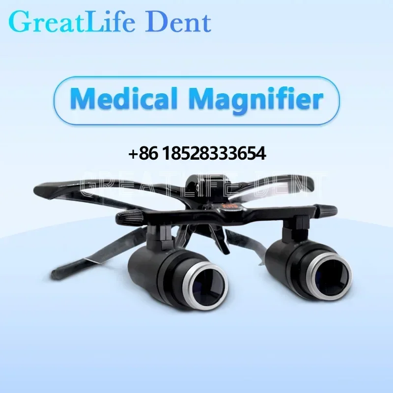 GreatLife Original KWS 4X 5X 6X 420mm Binocular Dental Loupe FD-501K Kepler Frame Magnifying Glasses Medical Operation