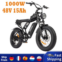 Ridstar Q20 Mini Electric Bike, 1000W Motor, 48V 15AH Battery, 20*4.0 inch Fat Tires, 40km/h Max Speed, 80km Range