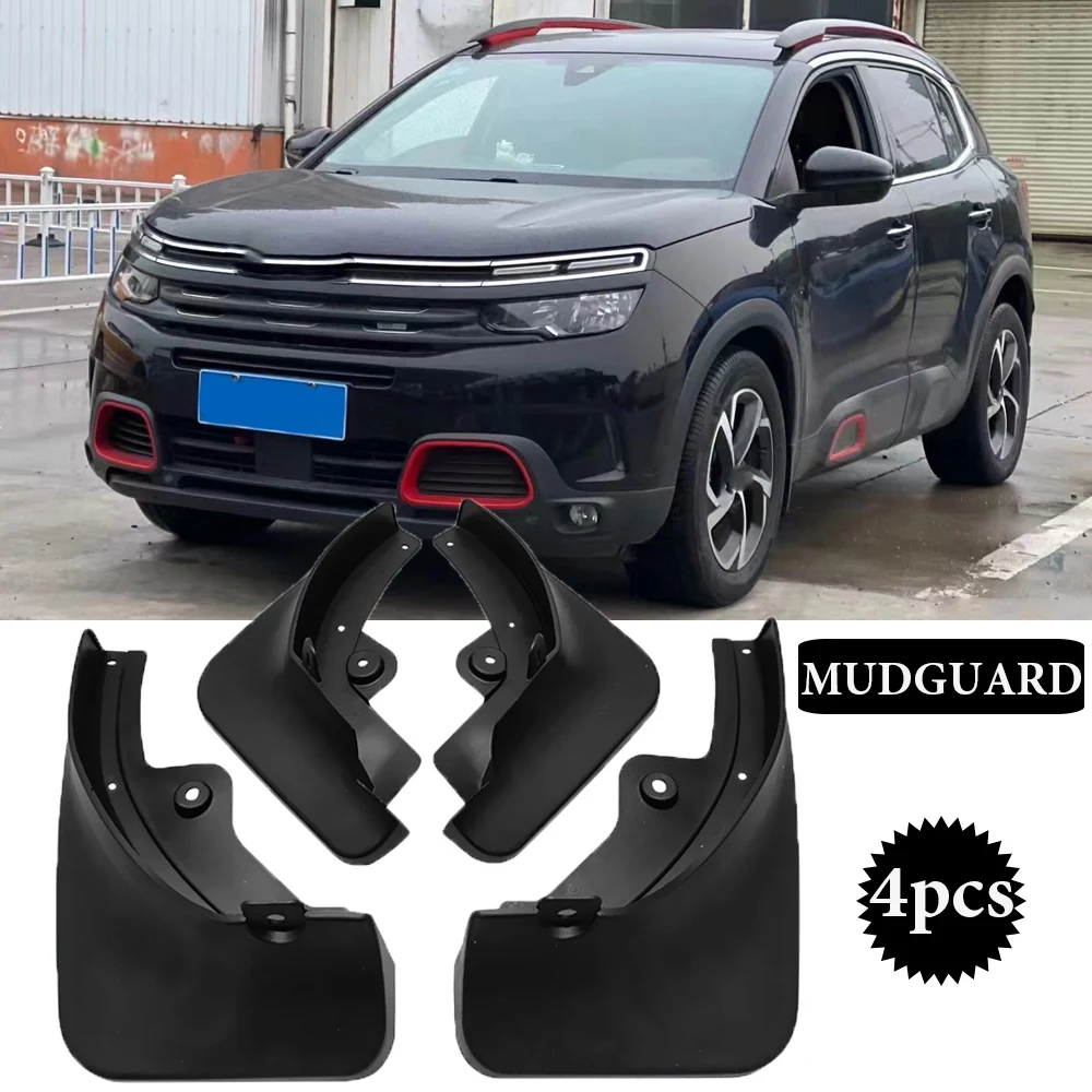 4X New Front Rear Mud Flaps For Citroen C5 Aircross 2017 2018 2019 2020 Mudflaps Splash Guards Flap Mudguards