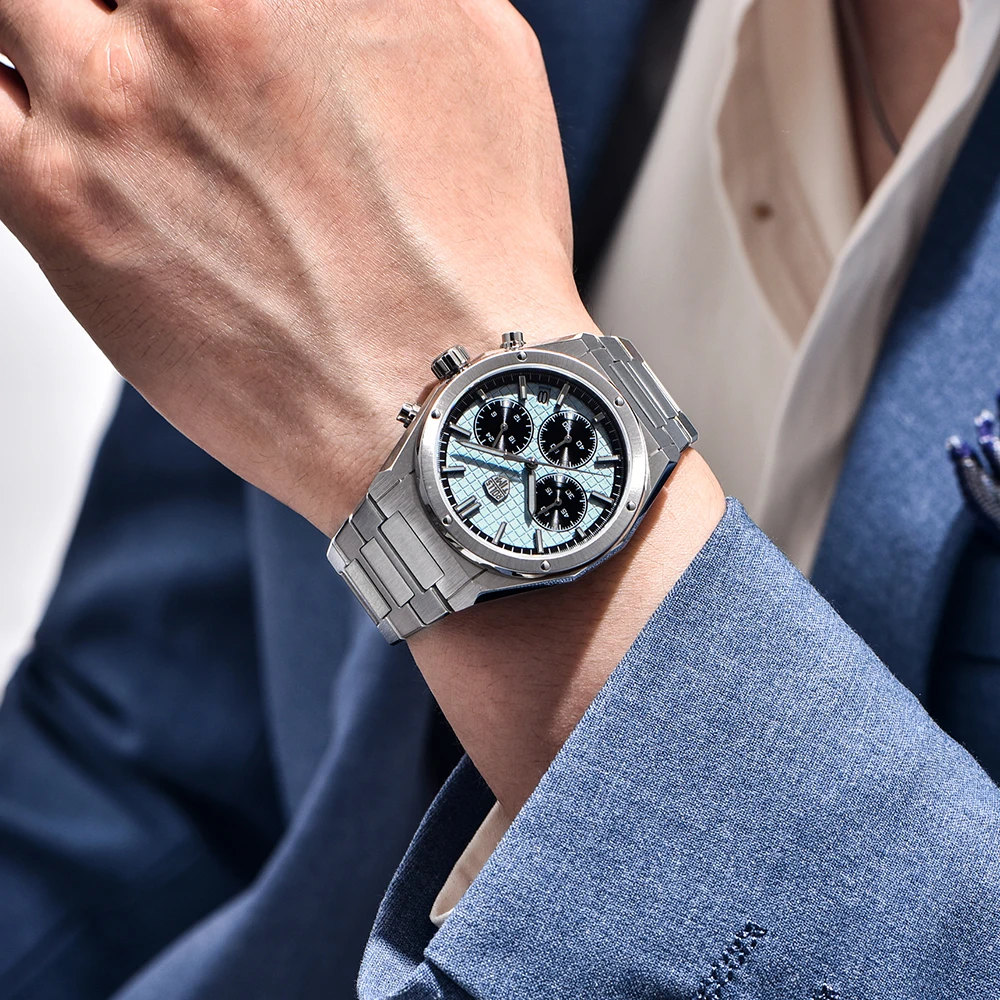 Nuovo 2025 RollsTimi Orologio da uomo al quarzo Orologi di lusso con specchio in zaffiro Orologio da polso sportivo impermeabile Regalo per uomo Orologi di design superiore