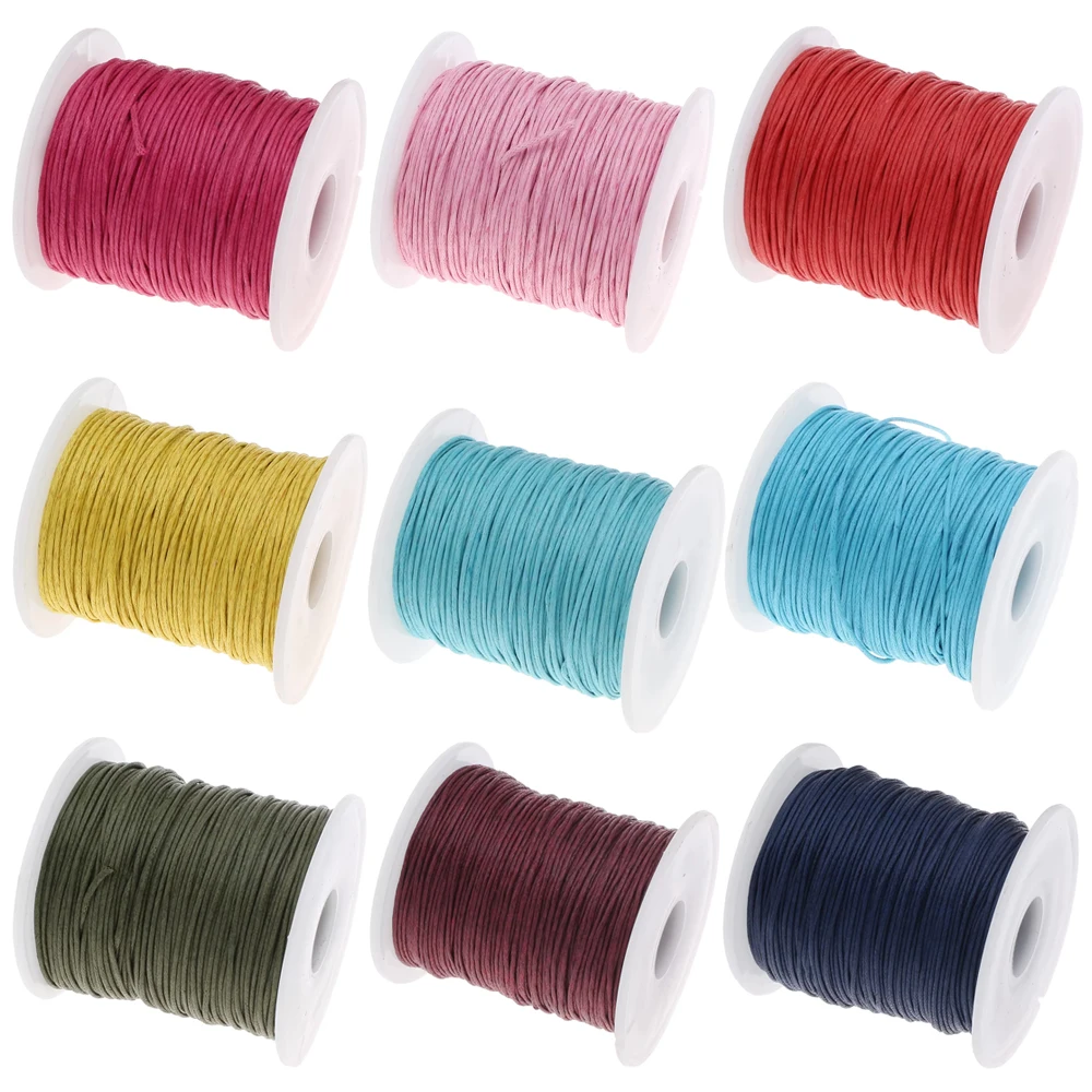 

70m/Roll 1mm Nylon Cord For DIY Jewelry Accessories Making String Beading Thread Chinese Knot Necklace Bracelet Handmade Rope