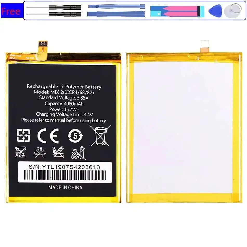 

Stable Mobile Phone Battery 4080mAh For Oukitel Mix 2 MIX2