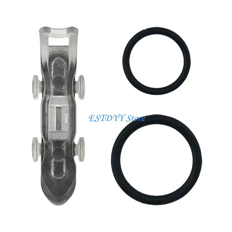 

G6DE Fishing Rod Hook Keeper with 2 Sizes Rubber Rings Fishing Lure Baits Holder Fishing Pole Hook Keeper Fishing Accessories