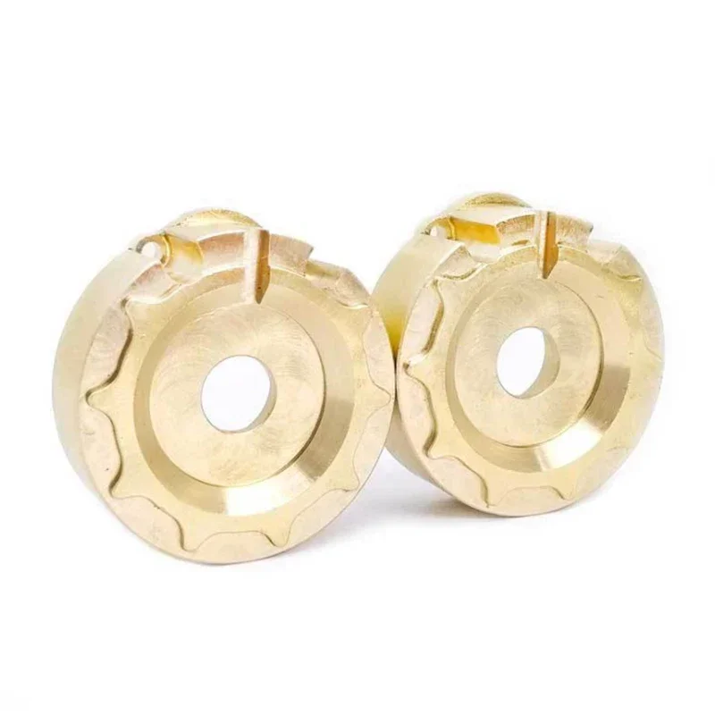 

2pcs/4pcs TRX-4 Brass Counterweight Balance Weight tire Portal Drive Housing for 1/10 RC Crawler Trxs TRX4 Axle Upgrade Parts