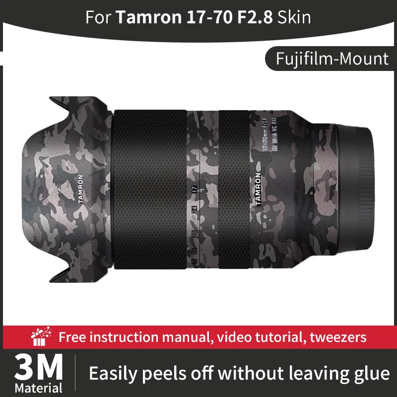 For Tamron 17 70mm Fujifilm Skin Tamron 17-70mm F2.8 (B070) Camera Lens Skin Anti-scratch Camera Lens Sticker protective film