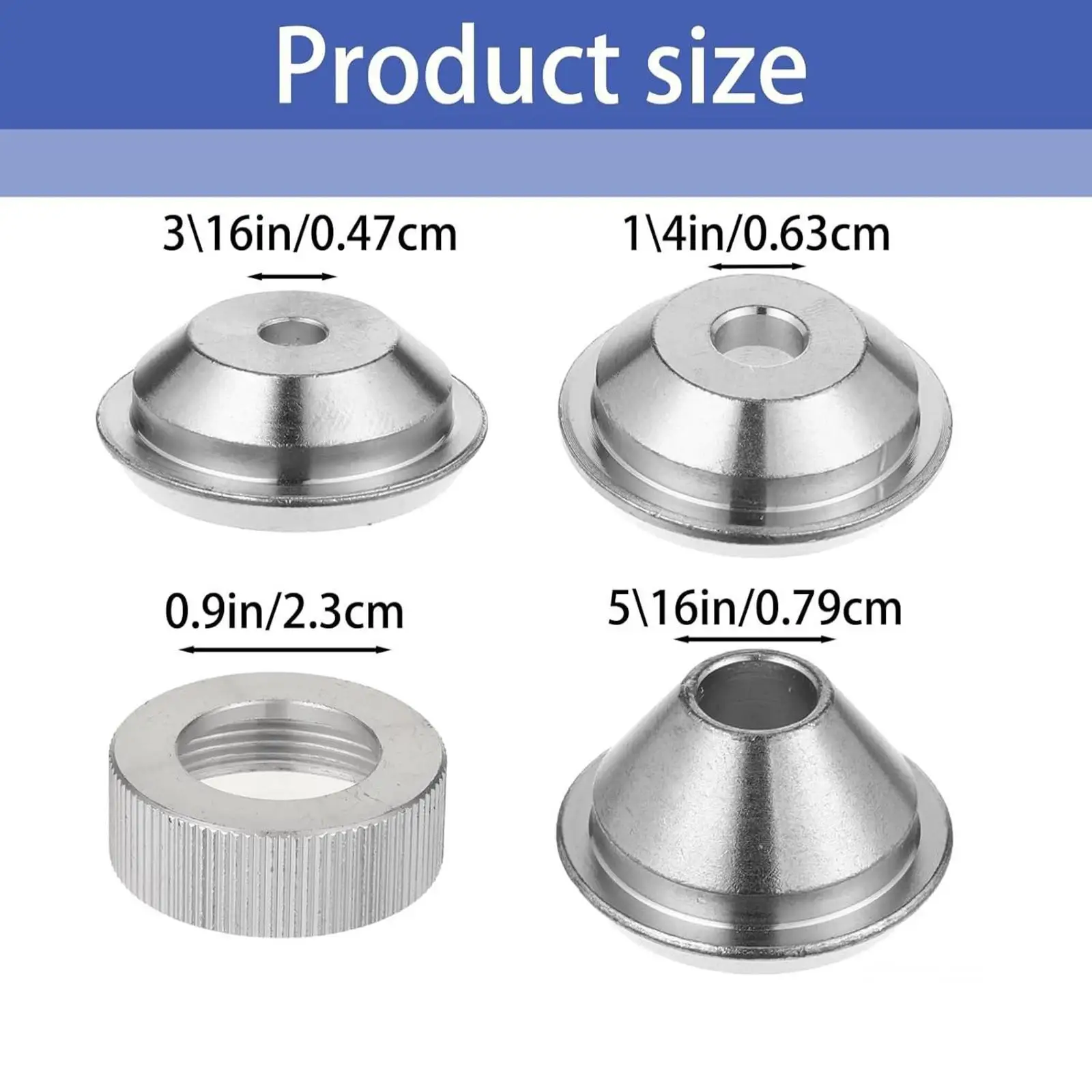 High Strength Stainless Steel Sprayer Nozzle Tips Set with Quick Connection for Wall Finishes