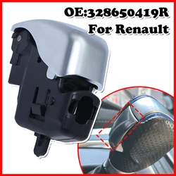 Automatic Gear Shift Handball Knob Button For Renault Kadjar Koleos Talisman Megane 4 Gear stick Repair Chrome Interior Latch