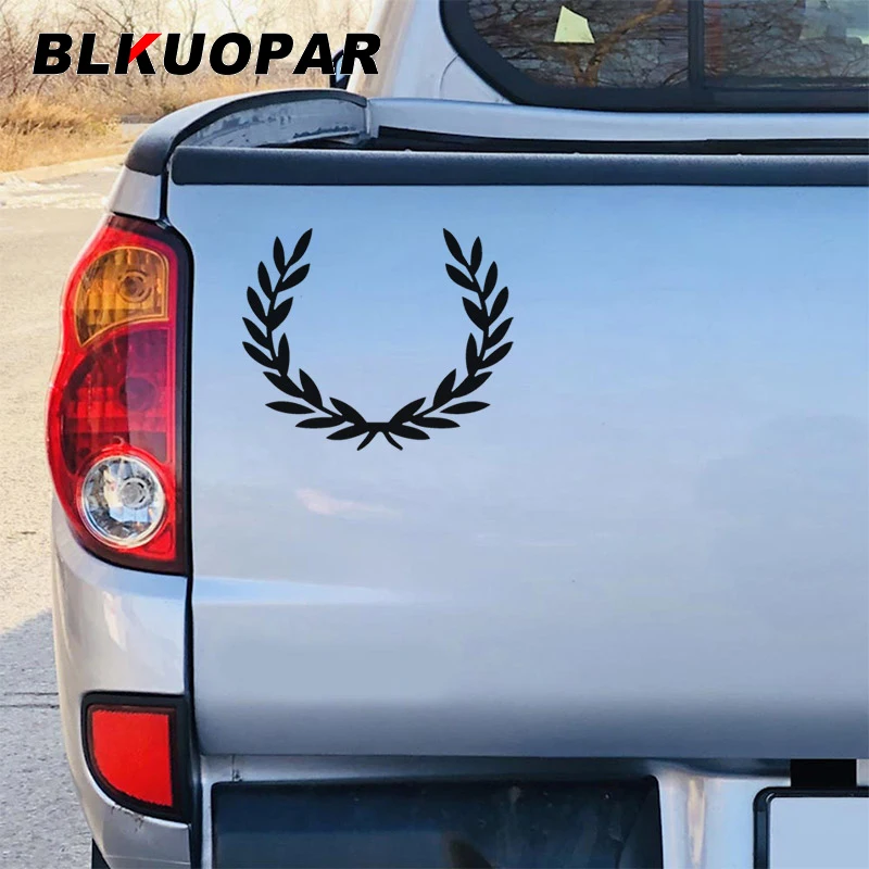 

BLKUOPAR Laurel Wreath Car Sticker Sunscreen Vinyl Creative Funny Fashionable Original Motorcycle Helmet Decor Car Styling