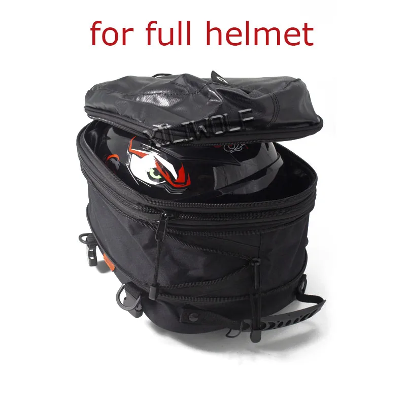 Universal Motorcycle Back Seat Bag For BMW R1200GS Tail Bag for Honda CRF1100 Cb500x Cb400x Large Waterproof Helmet Backage