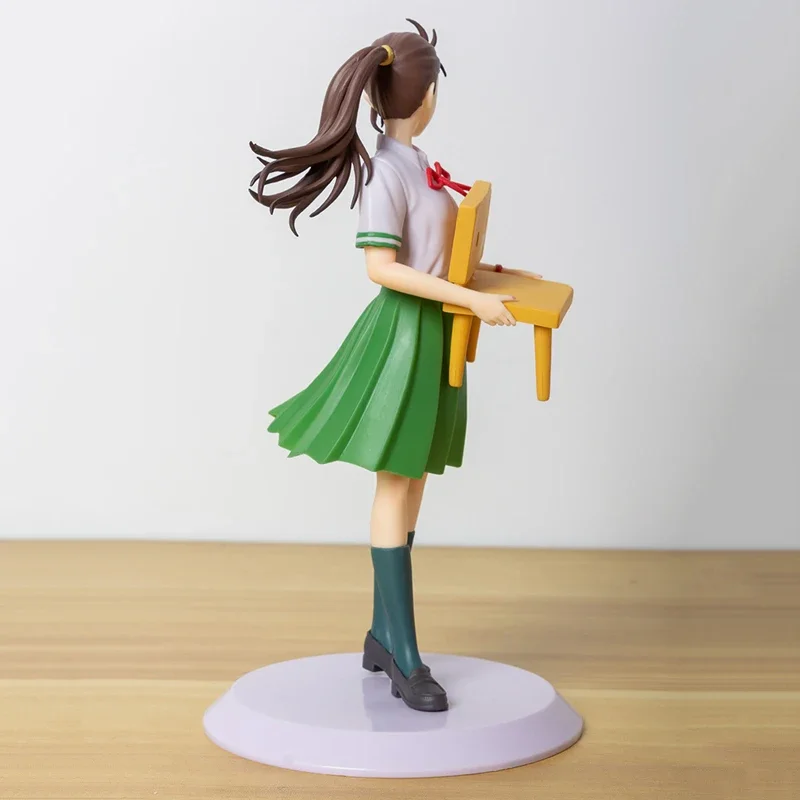 20cm Suzume no Tojimari Anime Figure POP UP PARADE Iwato Suzume Chair Action Figure Hina Amano Figurine Collectible Model Toys