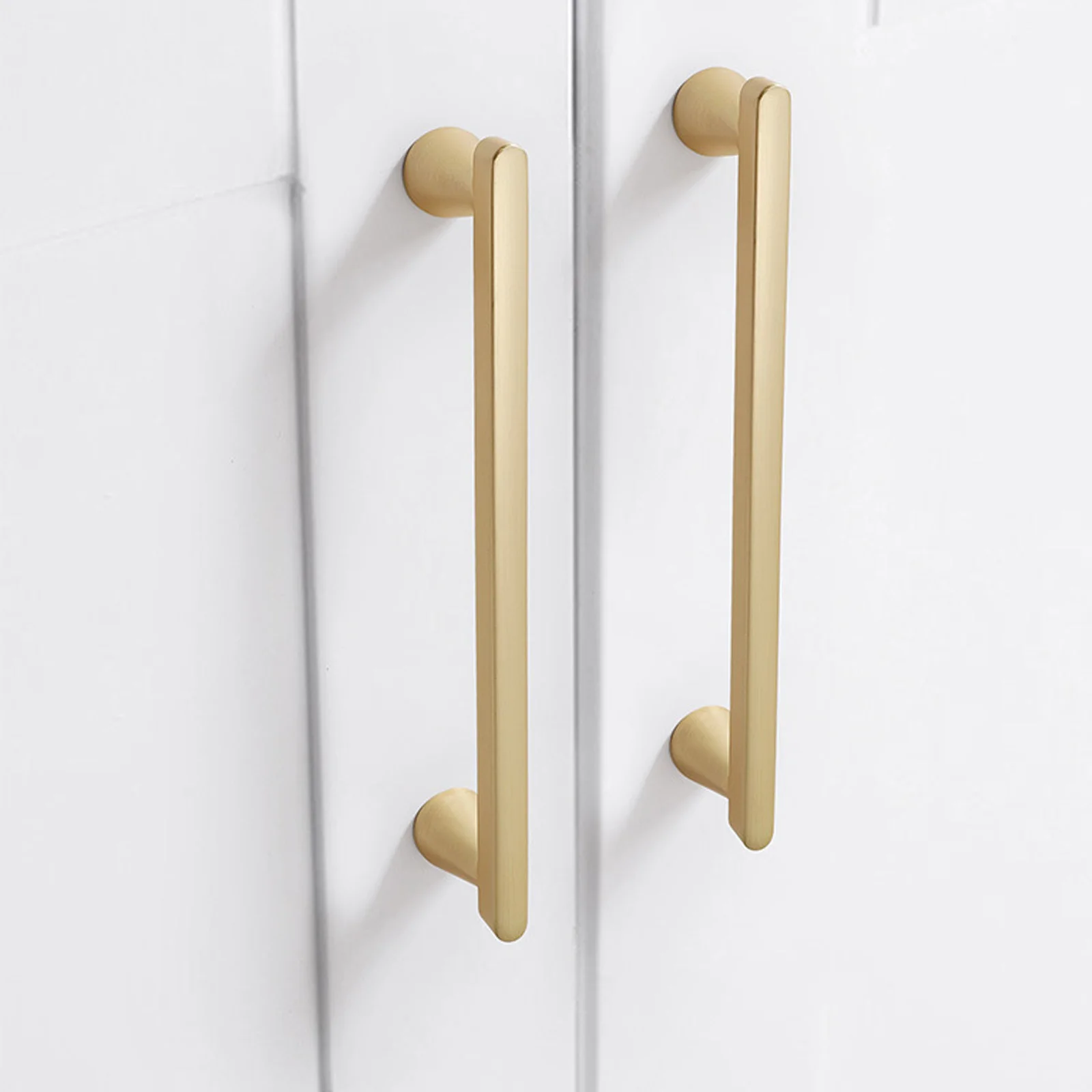 

3Pcs Golden Door Handle Drawer Pull Handle Replacement for Cabinet Wardrobe Cupboard Pull Knob Furniture Accessory