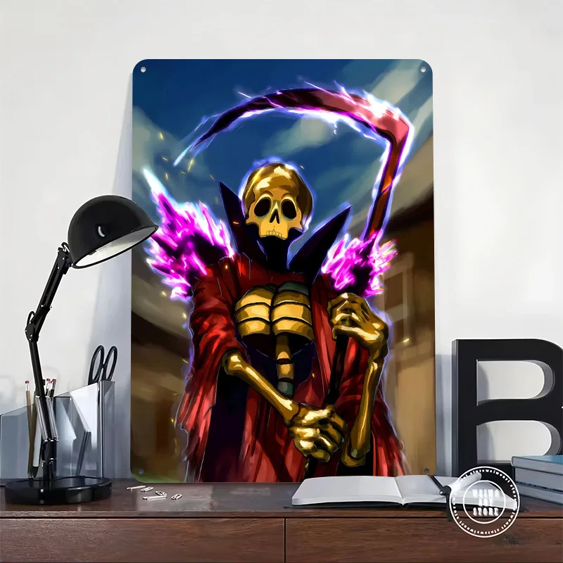 Necrobinder - Slay the Spire 2 3D Texture Printed Poster Custom Vintage Metal Tin Plate Sign for Wall Art Home Decor Accessories