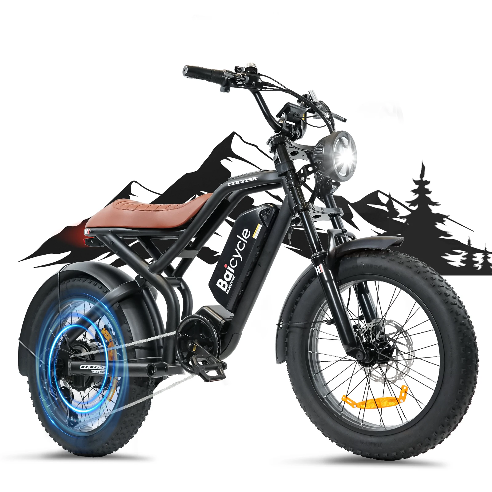 

Электровелосипед SE-1 для взрослых, мотор 750 Вт, 51.8В 18Ач, запас хода 50 км, 5 режимов, нагрузка до 120 кг