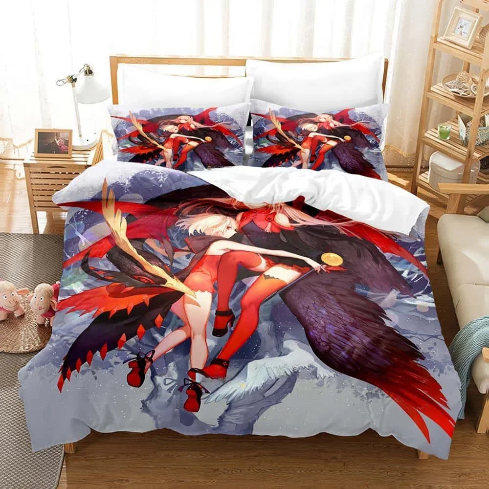 Fashion 3D Print Anime Pixiv Fantasia Bedding Set Boys Girls Twin Queen Size Duvet Cover Pillowcase Bed Kids Adult Home Textiles