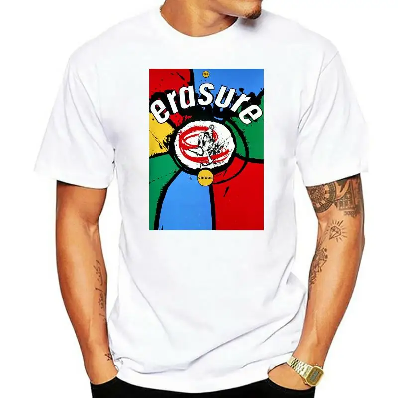 ERASURE band t-shirt THE CIRCUS stylish Tshirt S M XL 2XL 3XL classic 1980s