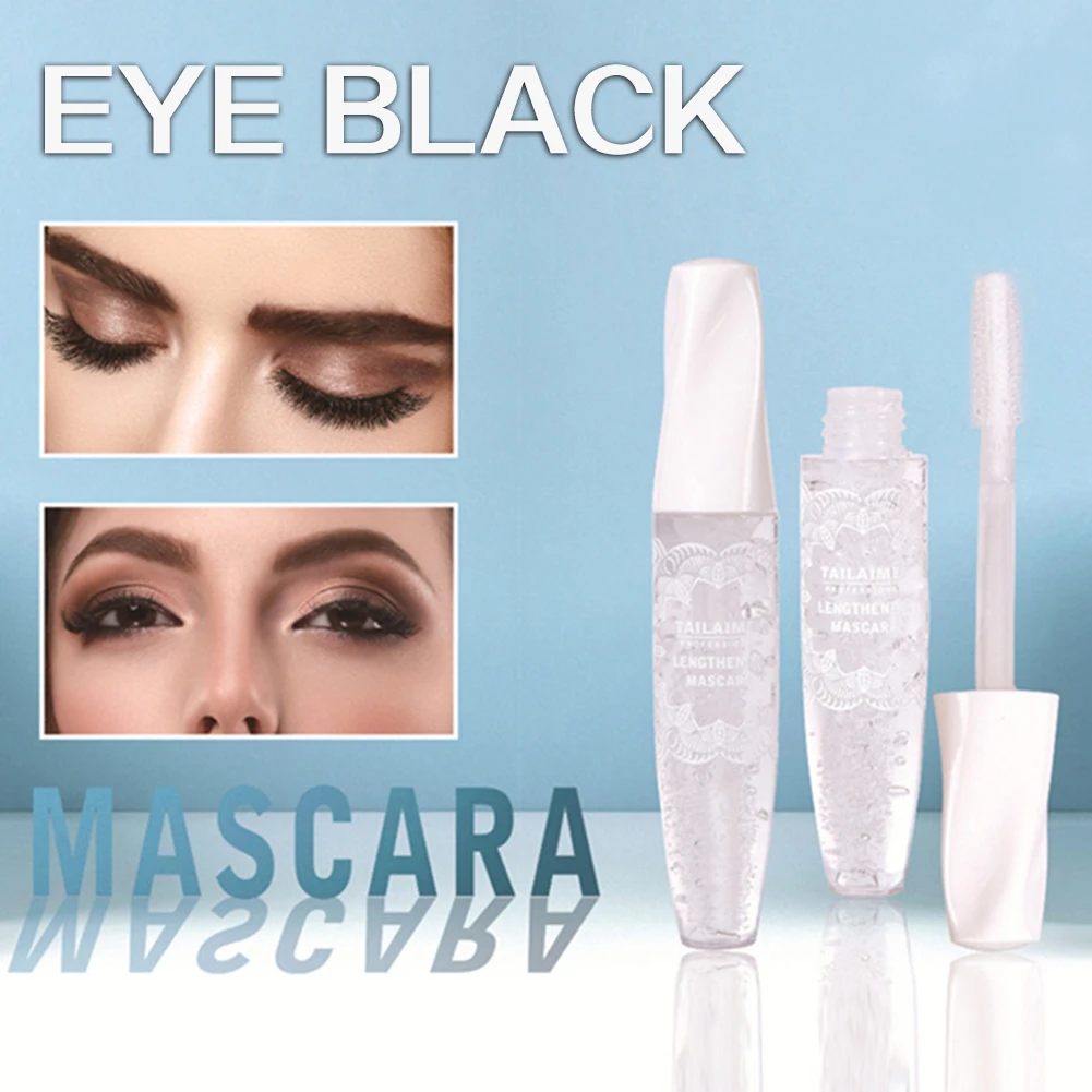 Mascara allungante impermeabile Trucco per ciglia ad alta copertura con pigmento profondo a lunga tenuta