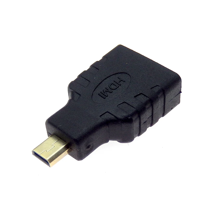 Micro HDMI Male To HDMI Female Converter Gold Plated Adapter Adapter For For PS3 HDTV HDMI Cable Extension Connector