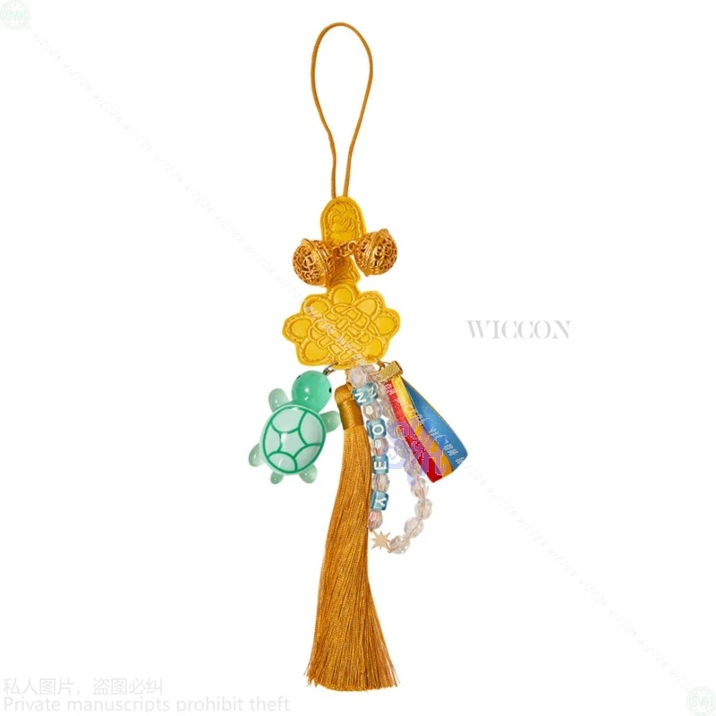 Kpop شيطان زوي تأثيري أنيمي زي لطيف الصينية عقدة الدعائم لطيف السلحفاة زوي اسم قلادة جيراي كي الفتيات الدعائم هالوين كوس