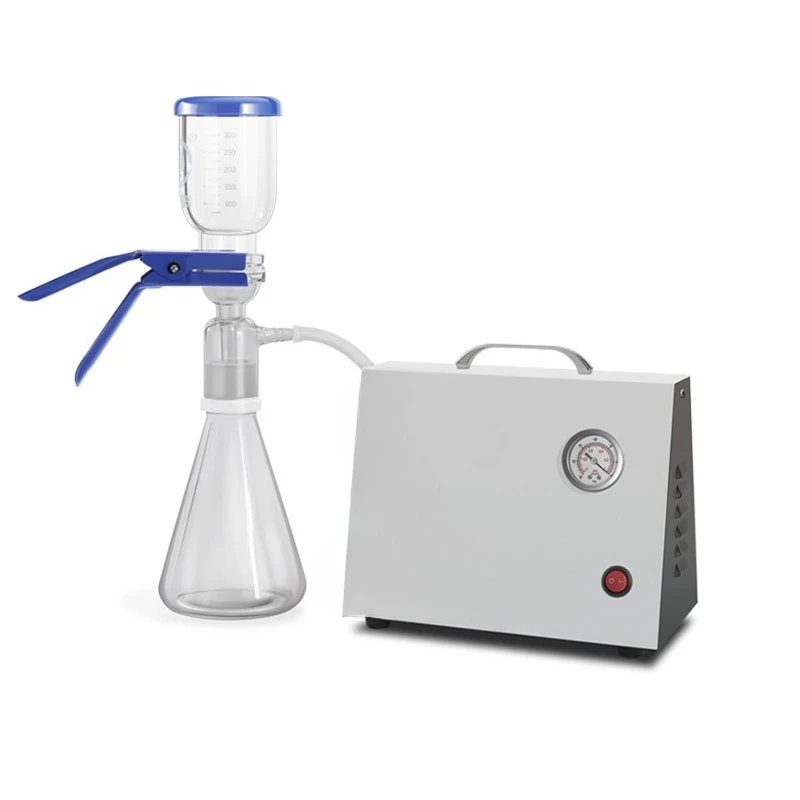 Oil-free diaphragm vacuum pump Small positive and negative pressure adjustable decompression laboratory silent filtration