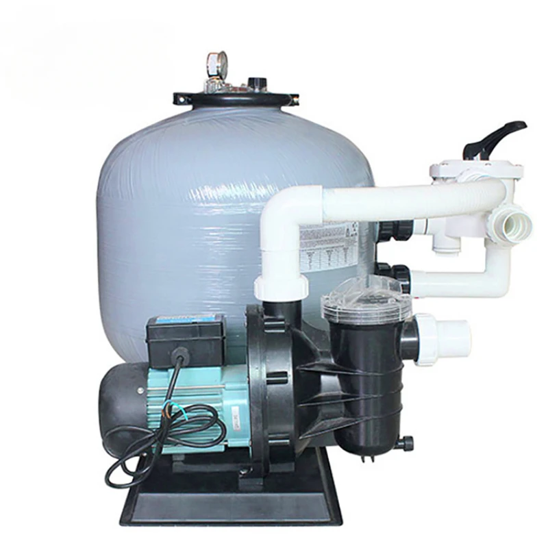 new release Combo 6-way Fiberglass sand filter pump swimming pool Sand Filter With Pump swimming pool equipment