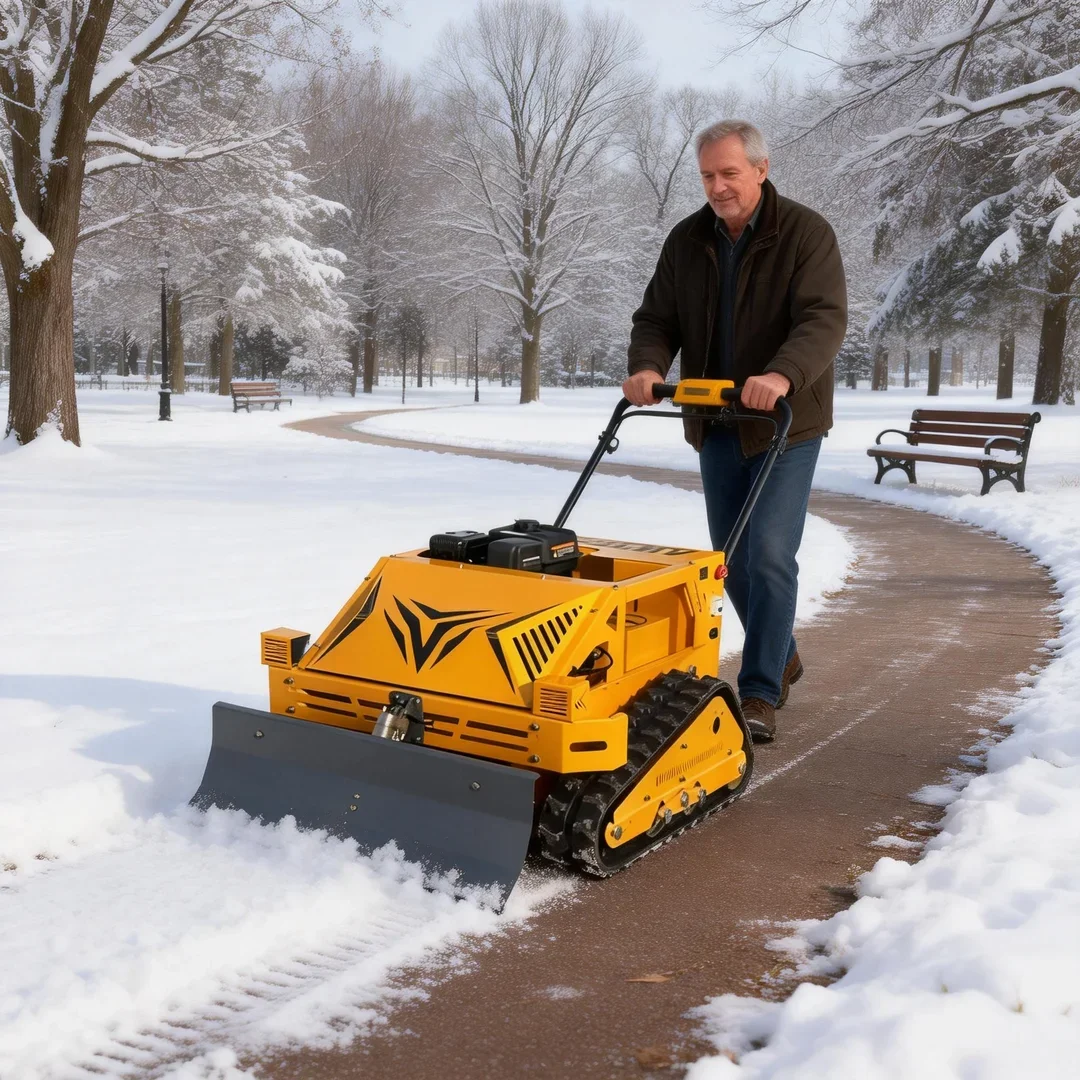 

Customized CE EPA Approved Lawn Mower - Thickened Widened Crawler Wheel Wireless Remote Control Self-Propelled Farm Tool
