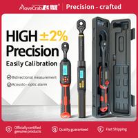 MOVECRAB Digital Torque Wrench 1-340N.m 2% Accuracy Preset & LED/Buzzer Alerts for Bike Motorcycles Automotive Mechanical Tool