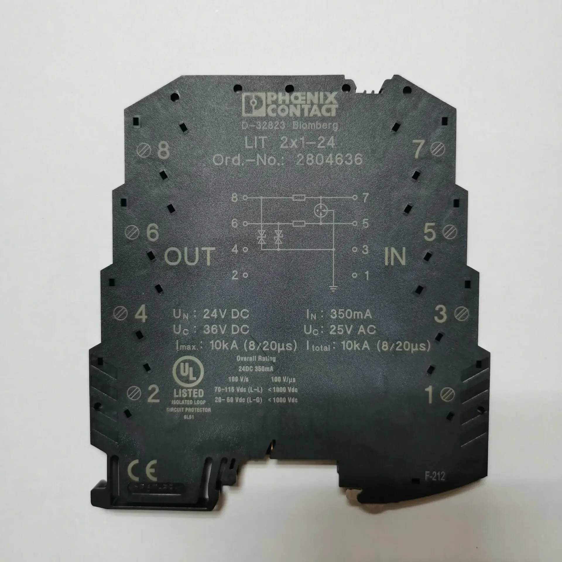 شحن مجاني ترويج فينيكس 2804636   LIT 2X1-24 عرام حامي البرق حامي للبيع في المخزون.