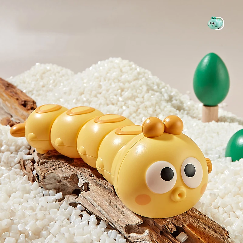 Clockwork Caterpillar Cute Cartoon Animal Insect Clockwork Swinging Crawling Toy Baby Children Educational Toys