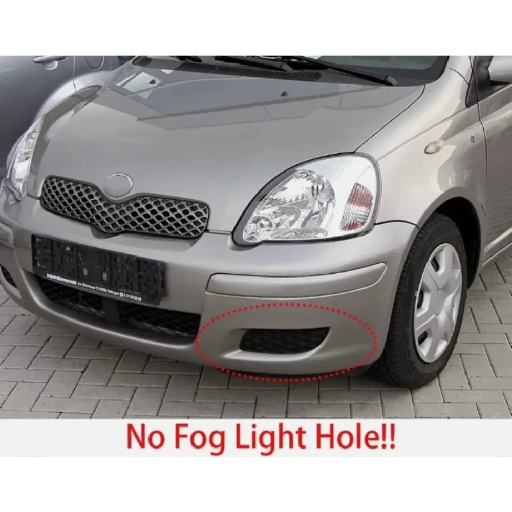 Closed Fog Light Grille Bumper Cover Bezel for Toyota Yaris VITZ JAPAN 2003-2004 52128-52010 52127-52130 Lefdt Right Brand New