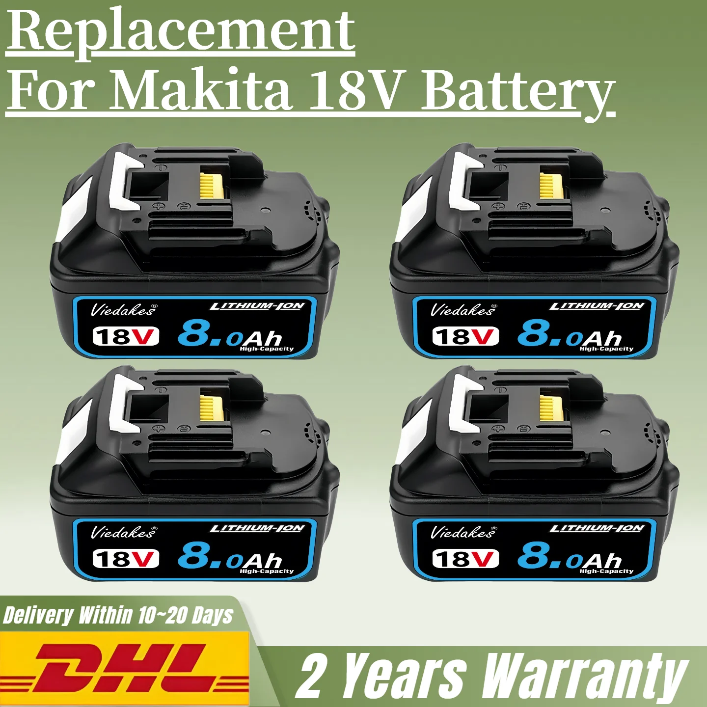 

Stable Output 8000mAh for Makta 18v battery DTD173 DGA404 DAS180 DGA504 DTD171 DJV182Z DTW300 power tools for 마끼다 배터리18v