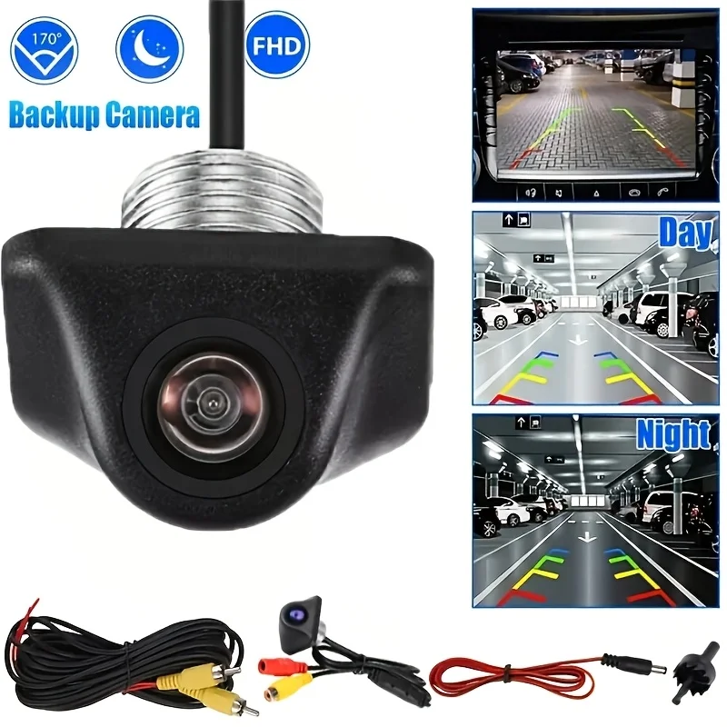 Universal Rear View Backup Camera for Pickup Truck SUV Car with Perfect Angle - for Safe Reverse Parking And Crystal-Clear Video