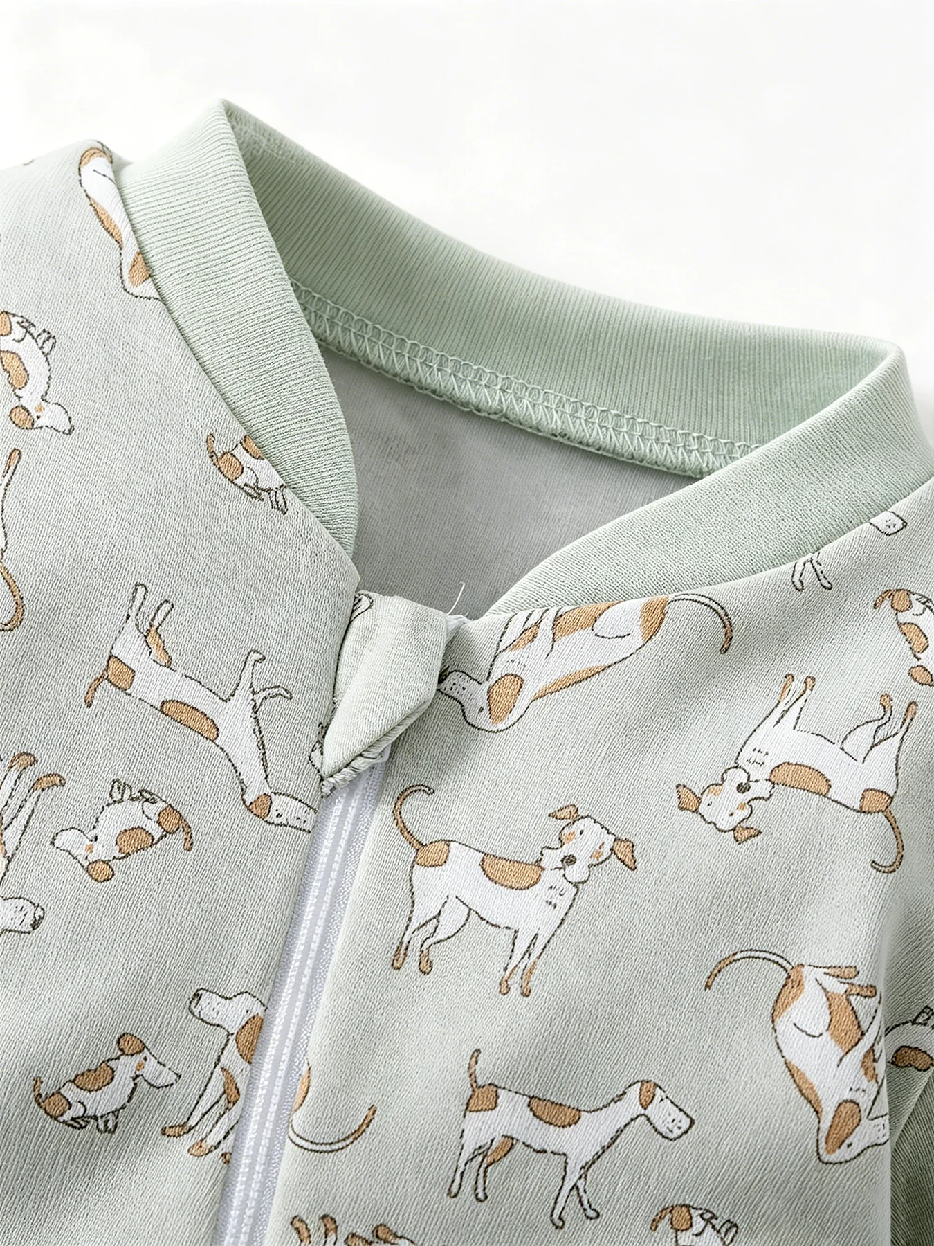 TtkaaBaby 100% Baumwolle Tier-Print Langarm-Baby-Strampler-Set mit Füßen – Neugeborenen- und Erstgeburtstagsgeschenk – Detail 11