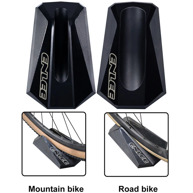 Bicycle Trainers Riser Mountain Bike Front Wheel Block Stabilize Support Stand Holder Bottom Anti slip Pad Bike Riser Accessory