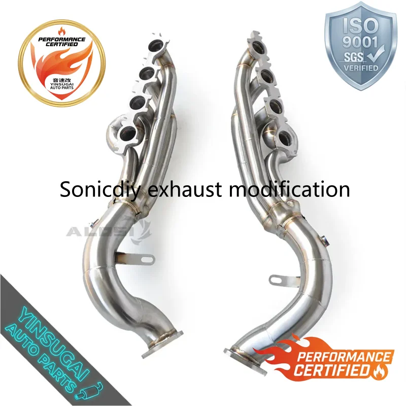 High Durability Exhaust Manifold Header For Audi RS4 B8 CFSA 4.2L V8 2007-2013 SS304 Superior Quality Perfect Fit