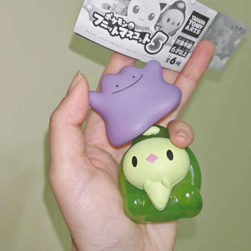 تاكارا تومي غاشابون دمى البوكيمون Togepi Ditto Munna Jigglypuff نموذج كبسولة اللعب الكرتون الطرفية نموذج سطح المكتب زخرفة