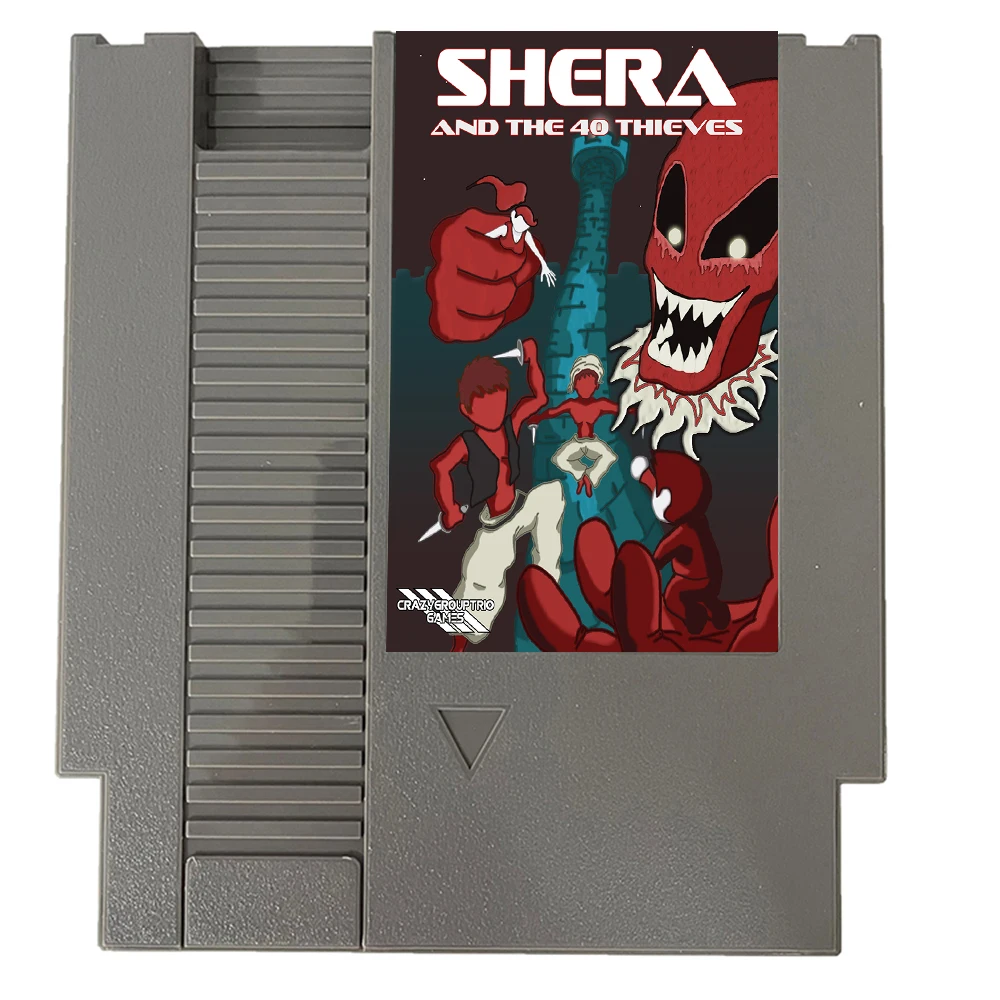 Shera and The 40 Thieves NESMaker Games - A Brand NEW NES Game Cartridge 8 Bit 72Pin Video Game Cart For Original NES Console